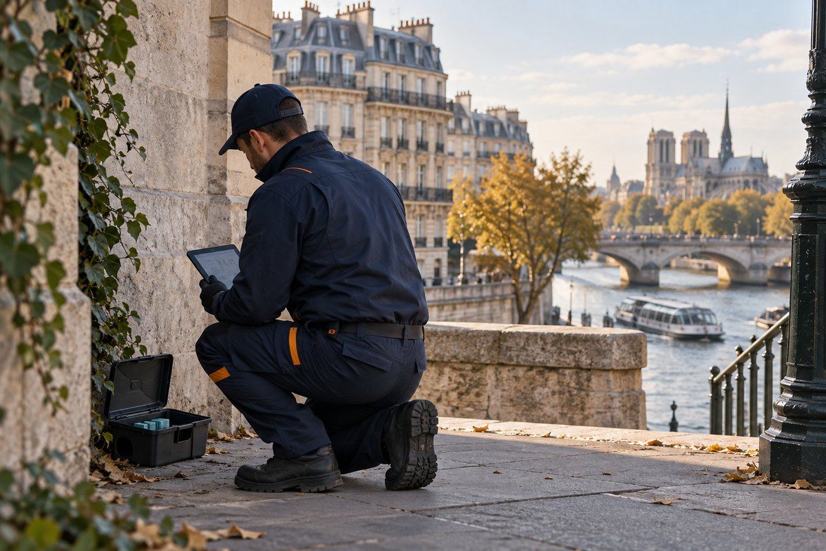 Inspection menée quelques jours après le traitement contre les rongeurs